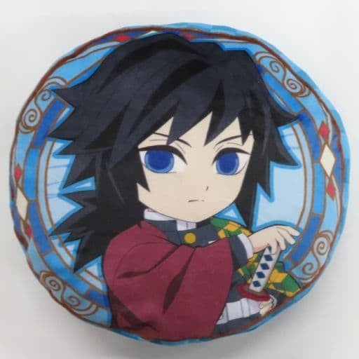 FuRyu Cushion/Dakimakura/Body Giyuu Tomioka Round Cushion-Giyuu Tomioka/Sanemi Shinazugawa- Demon Slayer Kimetsu no Yaiba