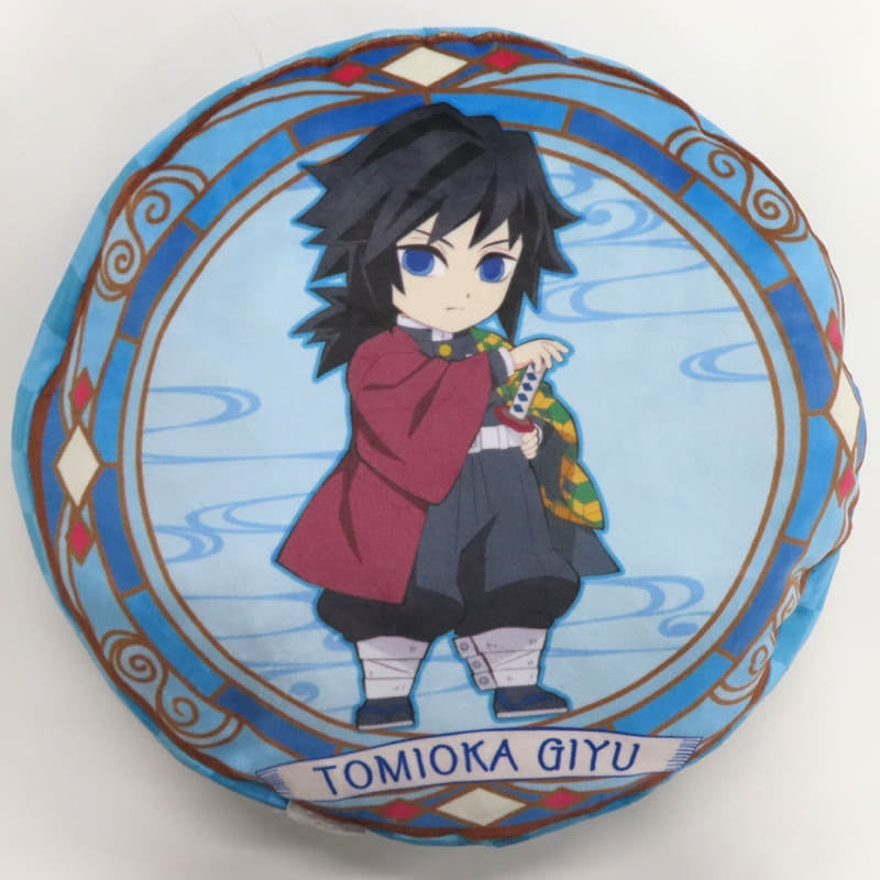 FuRyu Cushion/Dakimakura/Body Giyuu Tomioka Round Cushion-Giyuu Tomioka/Sanemi Shinazugawa- Demon Slayer Kimetsu no Yaiba