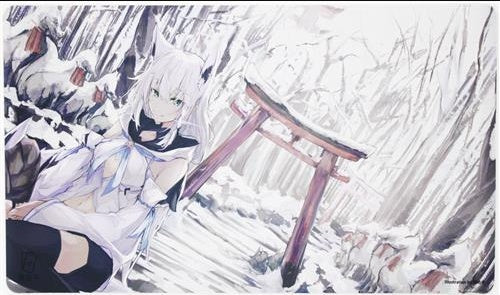 Hekikuutei hololive playmat Shirakami Fubuki stuffing wood Hekikuutei COMIC1 17/Comi1 17