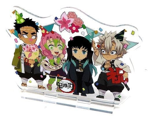 Assembly Acrylic Stand Demon Slayer Kimetsu no Yaiba x ufotable Cafe / Machi Asobi CAFE Muichirou Tokitou Birthday Festival 2021