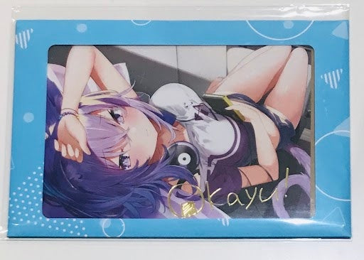 hololive hololive 3rd Anniversary Commemoration Foil Stamped Copy Signed Postcard Nekomata Okayu