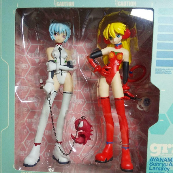 Neon Genesis Evangelion Kaiyodo grimrock Mix Edition Rei Asuka Figure From Japan