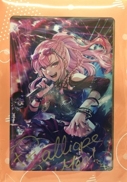 hololive hololive Birthday Anniversary 2023 Handwritten Signatureed Postcard Mori Calliope