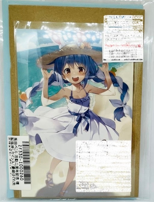 hololive hololive 2nd Anniversary Bonus Foil Stamp Duplicate Handwritten Signatureed Postcard Usada Pekora