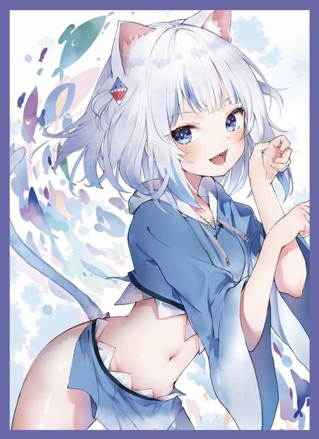 TCG sleeve 3 types set Hololive EN Gawr Gura Mori Calliope Takanashi Kiara