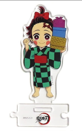 Tanjirou Kamado Sumiko/Normal Demon Slayer Kimetsu no Yaiba Infinite Train Edition / Red-light District Edition Character Emaki Cafe in ufotable Cafe x Machi Asobi CAFE Draw down Random Acrylic Stand A Connected to Characters Red-light District Edition