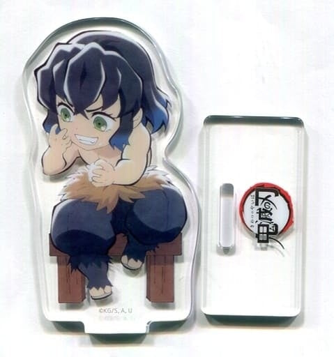 ufotable Inosuke Hashibira Demon Slayer Kimetsu no Yaiba x Machi Asobi CAFE Moon Viewing Event 2020 Random Acrylic Stand