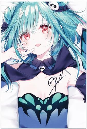 hololive hololive 2nd anniversary commemorative Handwritten Signatureed postcard drawn by Misumi Sensei Uruha Rushia