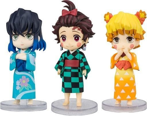 Bandai Namco Arts Figure Figuarts mini Sumiko/Yoshiko/Inoko -Yukaku Hen Set- Demon Slayer Kimetsu no Yaiba Tamashii Web Store Limited