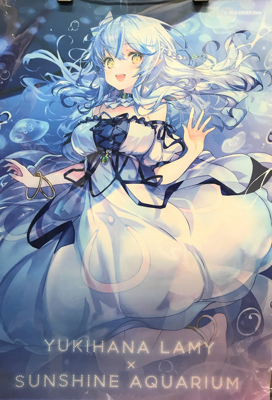 Chugai Mining hololive Yukihana Lamye x Sunshine Aquarium Aqualamyum B2 Tapestry Yukihana Lamye A