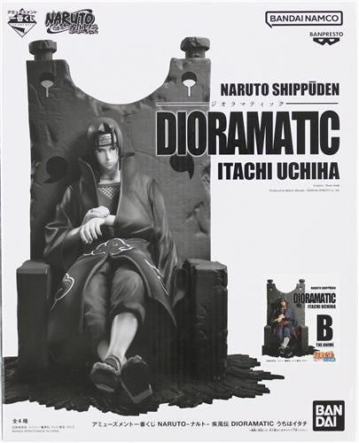 BANDAI SPIRITS Amusement ichiban kuji NARUTO Shippuden DIORAMATIC Itachi Uchiha B THE ANIME Award Itachi Uchiha