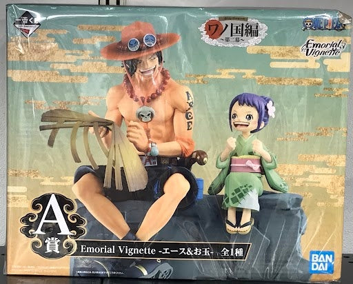 BANDAI SPIRITS ichiban kuji ONE PIECE Wano Country Chapter 2 Act A Prize Emorial Vignette -Ace Otama- Portgas D. Ace Otama