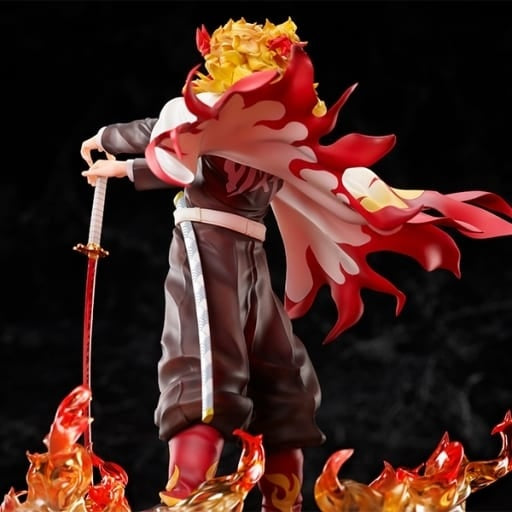 Aniplex Figure Kyoujurou Rengoku Theatrical Version Demon Slayer Kimetsu no Yaiba Infinite Train Edition 1/8 ABS PVC Painted Finished Product ANIPLEX Limited