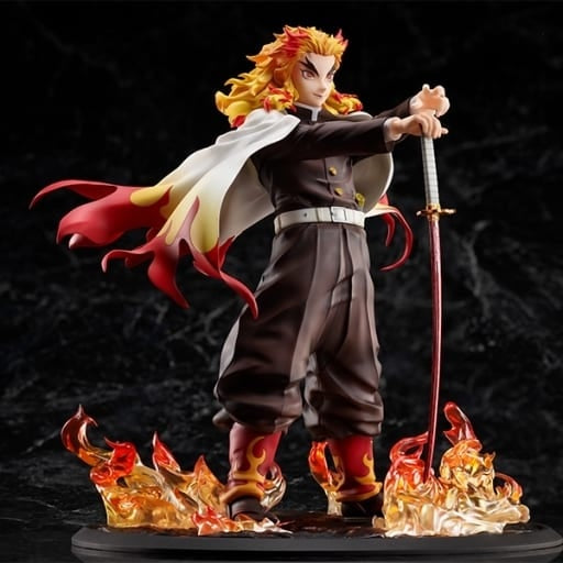 Aniplex Figure Kyoujurou Rengoku Theatrical Version Demon Slayer Kimetsu no Yaiba Infinite Train Edition 1/8 ABS PVC Painted Finished Product ANIPLEX Limited