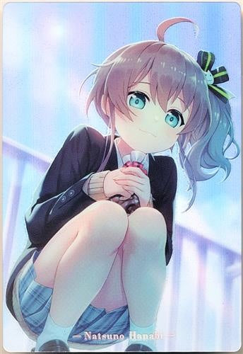 Bandai hololive hololive ERROR SPECIAL CHOCO WAFERS Metallic Placard Natsuno Hanabi Natsuiro Matsuri Natsuiro Matsuri