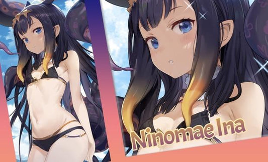Air Comiket 3 TCG Playmat 300mm×500mm Swimsuit hololive Ninomae Ina’nis