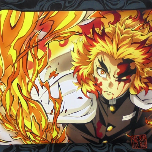 Cospa Body Pillow Cover Sheets Kyoujurou Rengoku Cushion Cover Demon Slayer Kimetsu no Yaiba