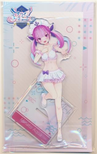 hololive hololive hololive Summer 2022 3D acrylic stand Shiny Wave ver. Minato Aqua