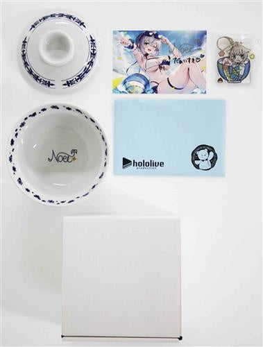 hololive hololive 1st anniversary set acrylic key chain bowl Handwritten Signatureed postcard Shirogane Noel