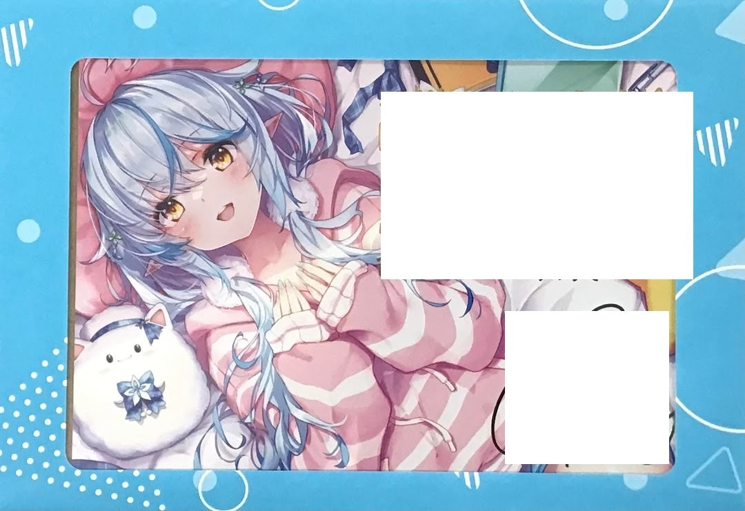 hololive hololive birthday commemoration 2022 foil stamped copy signature postcard with message Yukihana Lamy