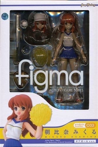 Max Factory figma 033 The Melancholy of Haruhi Suzumiya Mikuru Asahina Cheerleader ver. Figure Max Factory