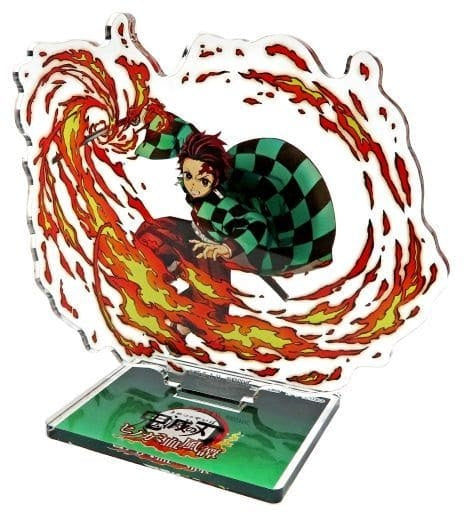 Animate/Aniplex individual item Tanjirou Kamado Hinokami Kagura acrylic stand PS4/PS5 software Demon Slayer Kimetsu no Yaiba Hinokami Kepputan Animate purchase bonus