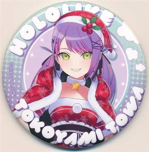Chugai Mining hololive Trading Can Badge Christmas Life-size ver. Towa Tokoyami