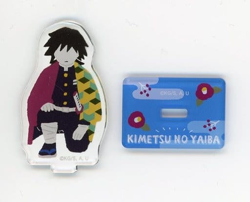 Movic Giyuu Tomioka Demon Slayer Kimetsu no Yaiba Mini Acrylic Stand Collection Yuru Palette Hashiraai Conference Ver