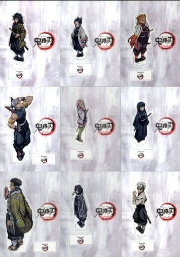 ufotable All 9 types set Demon Slayer Kimetsu no Yaiba Hashiraai Conference / Butterfly House Edition Key Visual Illustration Random Acrylic Stand