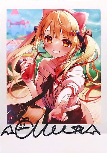 Cover Character Card Yozora Mel Handwritten Signatureed Instax Bromide Card Virtual Youtuber hololive Yozora Mel 4th Anniversary Full Set Purchase Bonus