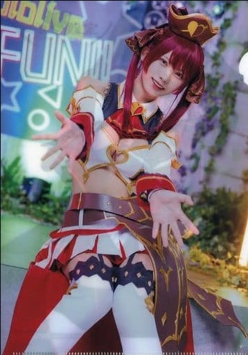 Seven Net Shopping Clear File Enako x Houshou Marine Hololive B5 Special Clear File Weekly Young Jump 2022 No. 11 Seven Net Purchase Bonus