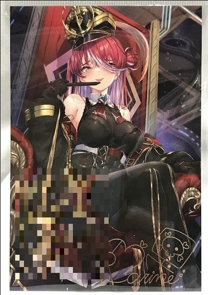 hololive hololive Birthday Anniversary 2022 Foil Stamped Copy Sign Postcard with Handwritten Message Houshou Marine