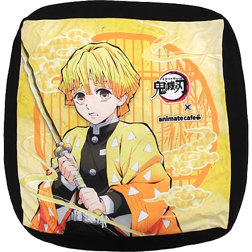 Animate Cushion/Hugging Pillow/Body Zenitsu Agatsuma/Inosuke Hashibira Double Sided Cushion Demon Slayer Kimetsu no Yaiba×animatecafe Taipei Ximending