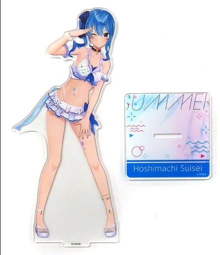Miscellaneous Goods Suisei Hoshimachi 3D Acrylic Stand Shiny Web ver Bacharu YouTuber Hololive