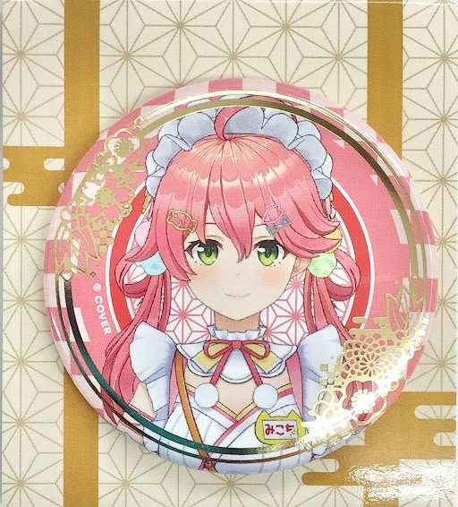 hololive hololive random foil stamping can badge New Year's costume ver. 0th generation 1st generation Sakura Miko
