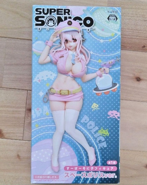 Super sonico figure Space Police Pink ver. TAITO from Japan Anime