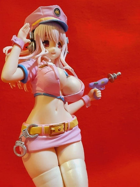 Super sonico figure Space Police Pink ver. TAITO from Japan Anime