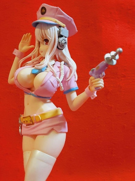 Super sonico figure Space Police Pink ver. TAITO from Japan Anime