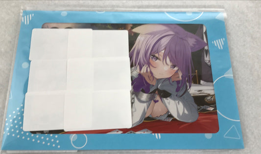 hololive hololive 4th Anniversary Commemoration Foil Stamped Copy Sign Postcard with Message Nekomata Okayu