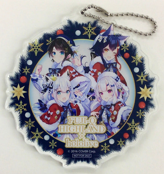 Fuji-Q Highland hololive in Fuji-Q Highland SNOW WORLD original big acrylic key chain