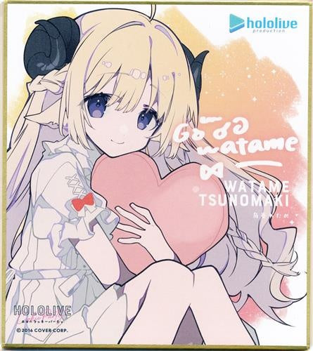 Lawson hololive illustration colored paper Tsunomaki Watame