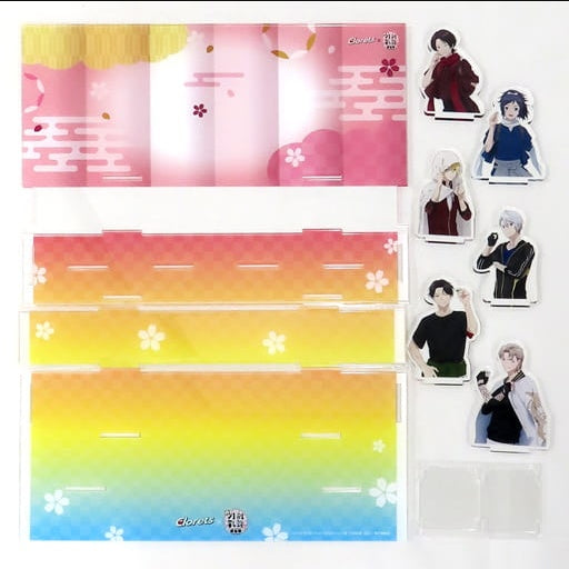 Mondelez Japan Gathering Hinadan Acrylic Stand Special Touken Ranbu -Hanamaru- Setsugetsuka x Chlorets B Award Winning Item