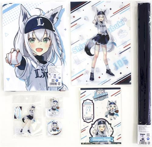 Rakuten hololive x Pacific League 6 teams complete set Shirakami Fubuki