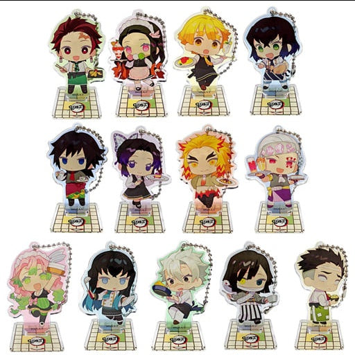 All 13 types set Demon Slayer Kimetsu no Yaiba × SWEETS PARADISE trading acrylic stand