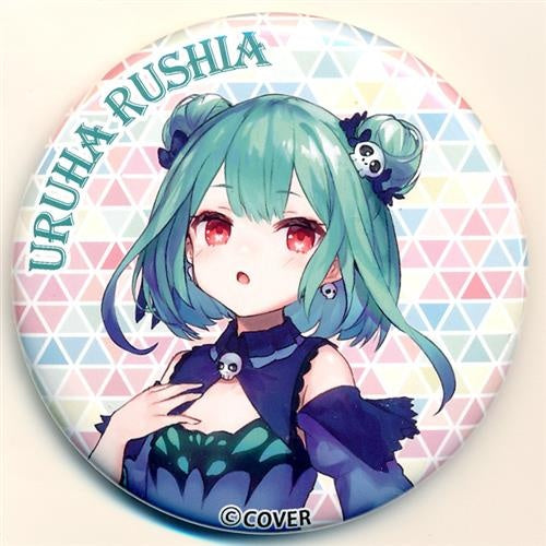 TSUKUMO hololive x Tsukumo Original Collaboration Goods Support Ambassador First Team Can Badge Uruha Rushia Tsukumo Net Shop Limited