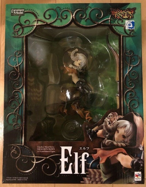 MegaHouse Dragon's Crown Elf Excellent Model 1/7 PVC Painted Figure 220mm Japan