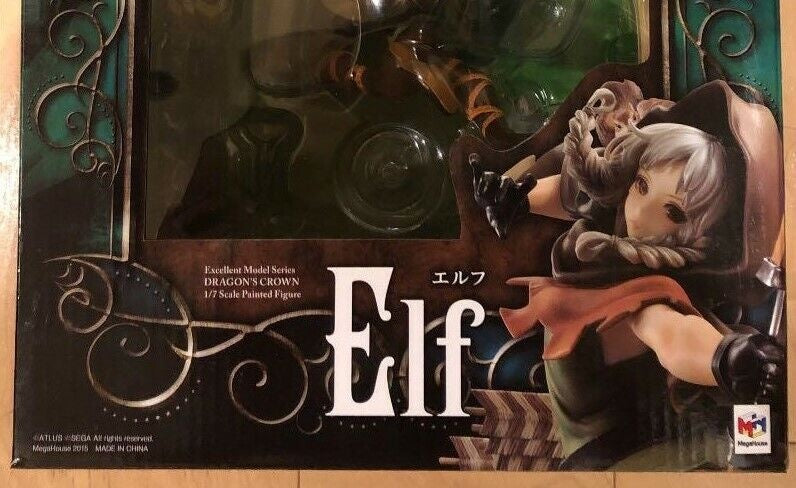 MegaHouse Dragon's Crown Elf Excellent Model 1/7 PVC Painted Figure 220mm Japan