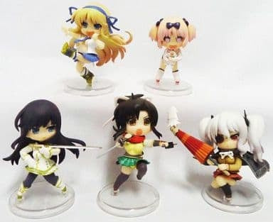 Chara-Ani/Marvelous AQL Trading Figure individual item National Hanzo Gakuin Shinobi Class 5-piece set PSVita software Senran Kagura SHINOVI VERSUS -Shoujotachi no Proof- Limited Edition Bundled Items