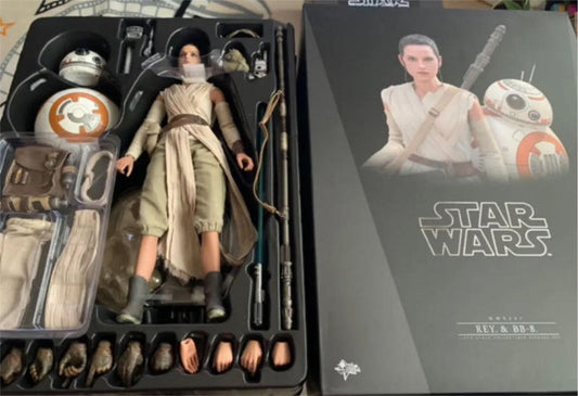 Hot Toys Star Wars The Force Awakens Rey & BB-8 1/6 Figure Movie Masterpiece