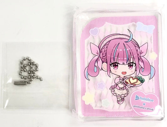 Animate hololive Production x Animate Cafe CoLotta Trading Acrylic Plate Keychain Minato Aqua